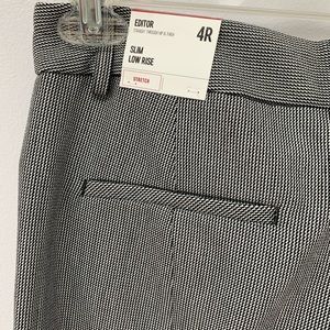 Express Editor Dress Pants 4R NWT